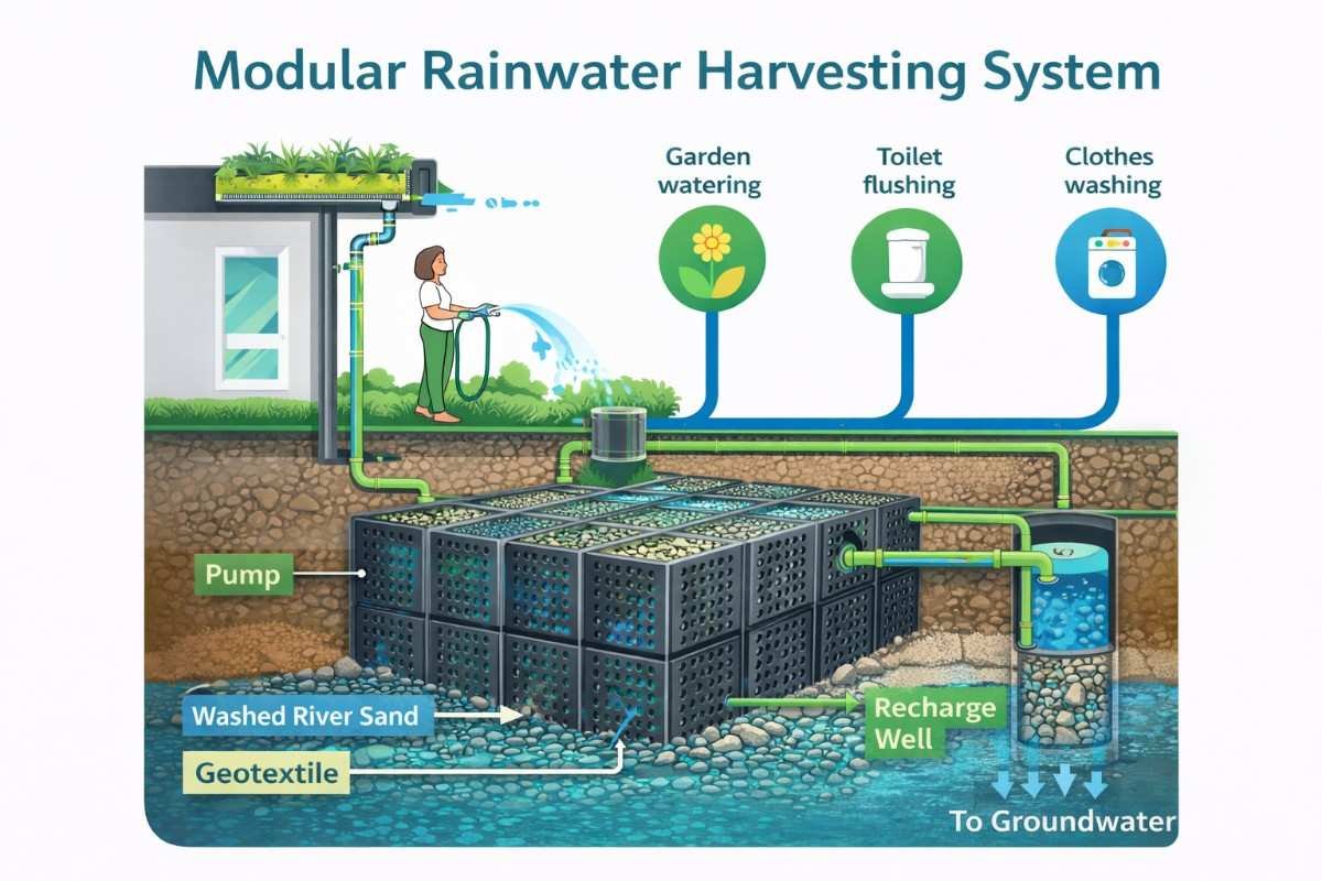 Modular Rainwater Harvesting System