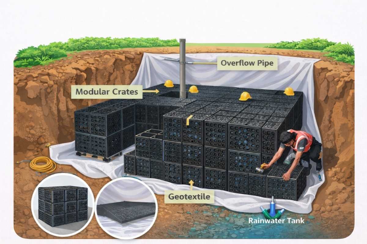 Modular Rainwater Harvesting Tank